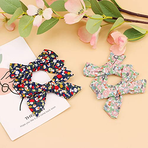 24 PCS Baby Girls Hair Bows Clips 4.5 inch Alligator Clips - One Size