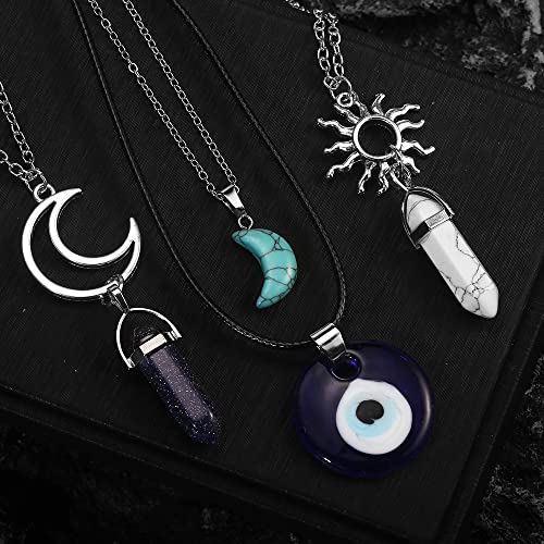 Vintage Crystal Pendant Necklaces for Women