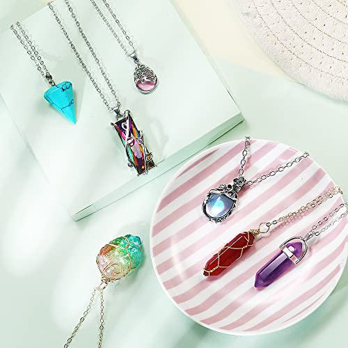 Vintage Crystal Pendant Necklaces for Women