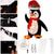 22 Inch Pre-Lit Light Up Penguin/Snowman Christmas Decoration