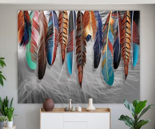 Modern LED Peacock Tapestry