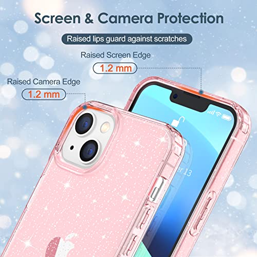 Slim Case for iPhone 13 Soft Liquid Silicone Gel Rubber Bumper, Anti-Scratch Microfiber Lining