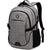 Anti Theft Laptop/Travel Backpacks Bookbag w/ USB Charging Port Fits 15.6 Inch Laptop