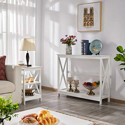 2 Tier Table Console for Entryway