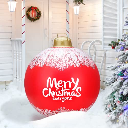 24in Giant Christmas Balls Outdoor Decoration w LEDS