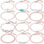 12pcs Rose Gold Bracelets for Women