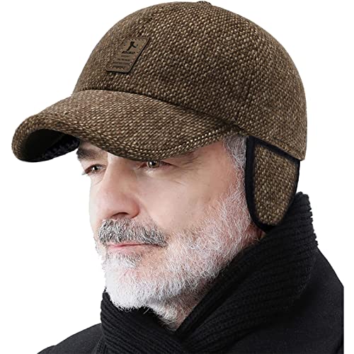 Adjustable Warm Winter Hats for Men Earflaps Thicken 55-60CM