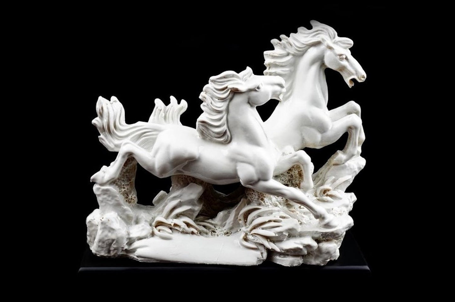 8 inches White Running Horse Modern Home Decor Figurine