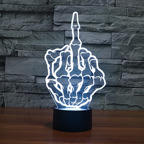 Funny Home Decoration Night Lamp 3D Switch LED Desk Light