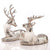 Lying Reindeer Figurines for Christmas Decoration