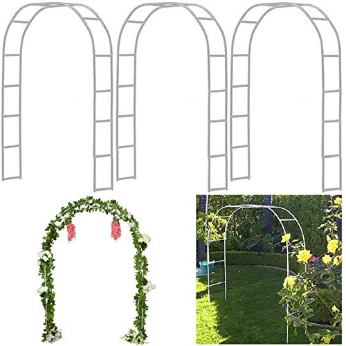 Reconfigurable & Easy-to-Assemble 7'6" Garden or Wedding Arch Arbor