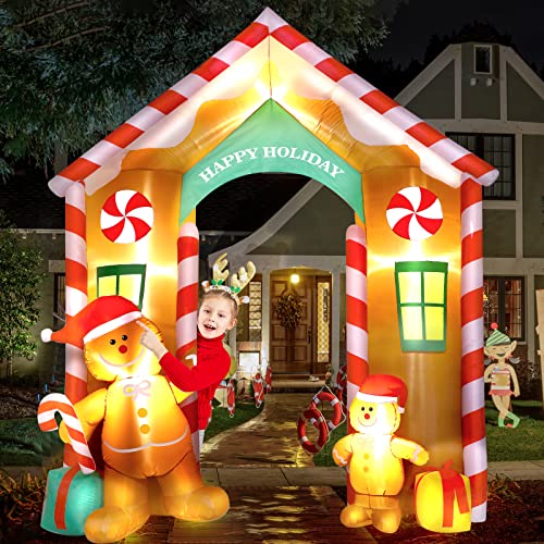 9.97 ft Inflatable Christmas Arch Outdoor Decoration