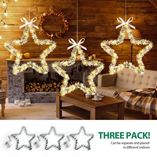 3 Pack Christmas Window Lights Decoration