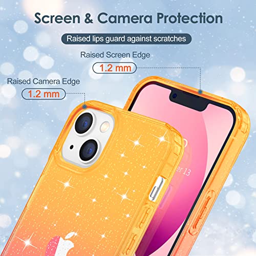 Slim Case for iPhone 13 Soft Liquid Silicone Gel Rubber Bumper, Anti-Scratch Microfiber Lining