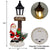 LED Lights Santa Claus Lamppost Tabletop Figurine, 11.6" x 4"