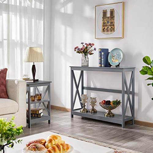 2 Tier Table Console for Entryway