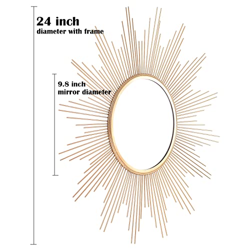 Gold Mirror for Wall Decoration