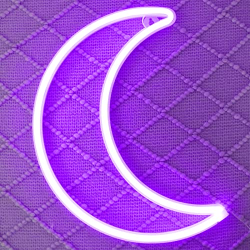 LED Moon Neon Light for Home Decoration