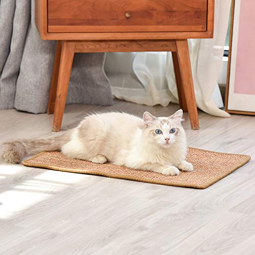 Horizontal Cat Floor Scratching Pad/Mat, Protect Carpets and Sofas