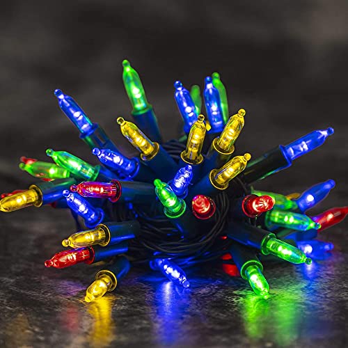 50 LED Battery Operated 16ft Christmas Lights Decoration