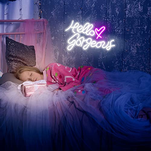 Hello Gorgeous Neon Sign Led Neon Light LeD Decoration
