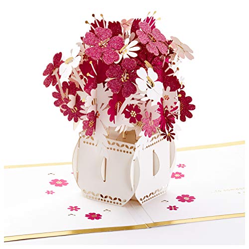 Paper Wonder Pop Up Mothers Day Card (Flowers in Vase)