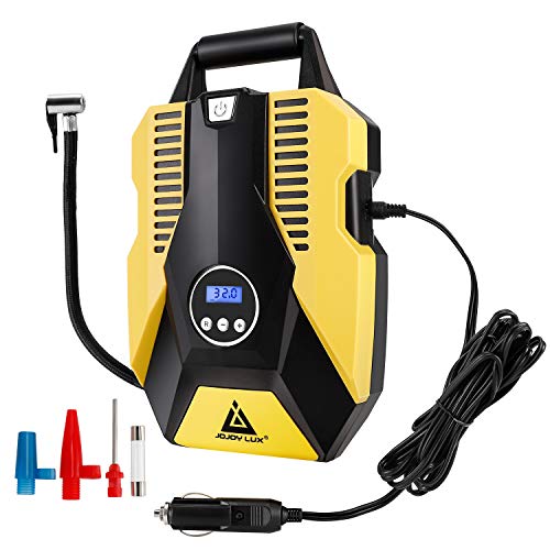 Digital Auto Tire Inflator, 12V DC Portable Air Compressor Pump for Car Tires