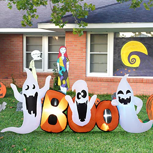 8 FT Halloween Decorations w/ Flashing LED Lights