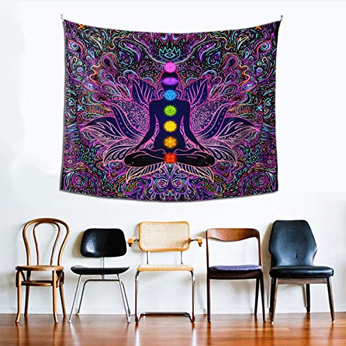 Seven Chakra Tapestry - Bohemian Mandala Yoga Meditation Wall  Decoration