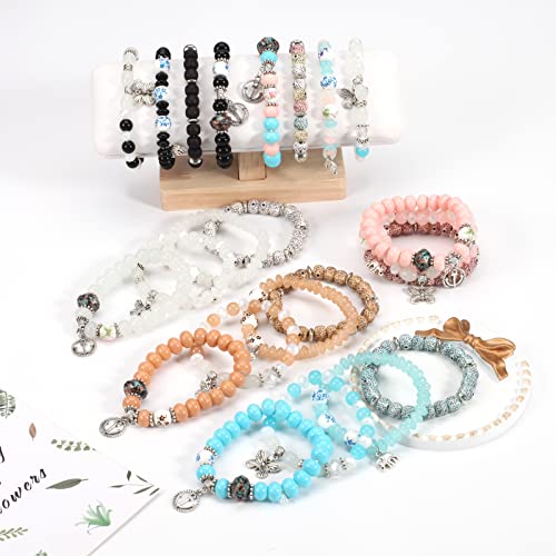 6 Set Bohemian Stretch Bracelets for Women