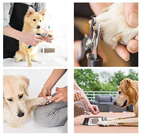 Dog Nail Clippers & Trimmer w/ Quick Safety Guard to Avoid Over-Cutting Toenail