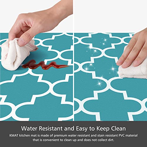 [2 PCS] Kitchen Cushioned Anti-Fatigue Floor Mat, Heavy Duty PVC Ergonomic