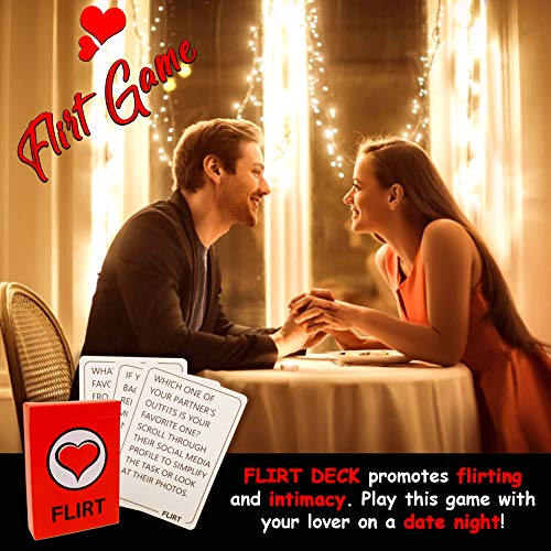 Talk, Flirt, Dare! Fun & Romantic Game for Couples. Perfect Valentine's Gift