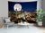 San Francisco City Full Moon Over Urban Metropolis Skyline Tapestry Home Decoration