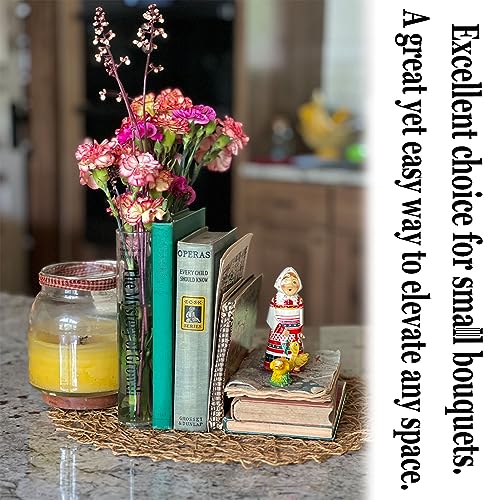 Book Vase for Flowers, Acrylic Clear Book Flower Vase, A Book About Flowers Vase, Unique Home/Bedroom