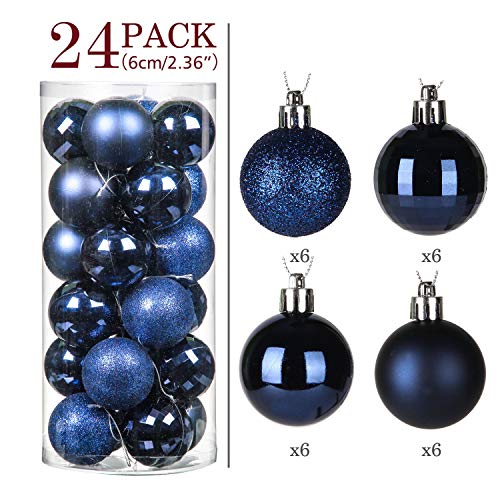 24pcs 2.36in Christmas Balls Decoration