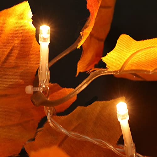 Maple Leaves  Thanksgiving Decorations Lighted Fall Garland