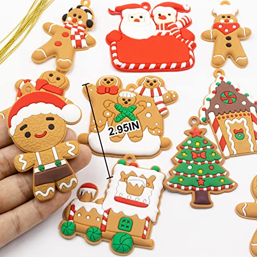 Gingerbread Ornaments for Christmas Tree Decoration