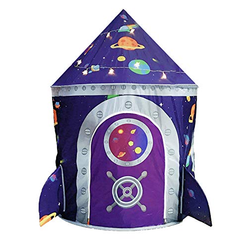 Premium Space Castle Pop Up Tent for Kids Playhouse / Star Lights