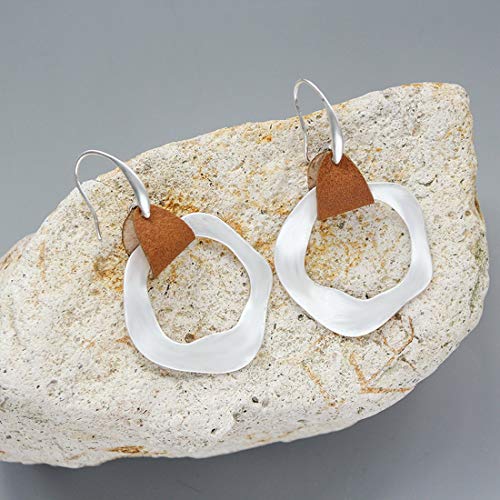 Geometric Dangle Drop Earrings for Women