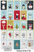 100 Modern Christmas & Happy Holiday Cards w/ Colorful Envelopes