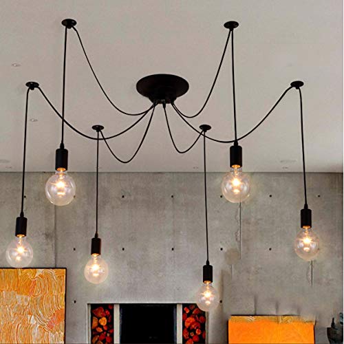 Spider Lamp Pendant Lighting, DIY Modern Chandelier