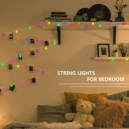 Multicolor Globe Christmas String Lights