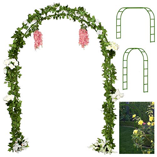 Reconfigurable & Easy-to-Assemble 7'6" Garden or Wedding Arch Arbor