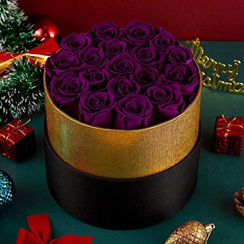 Handmade Preserved Real Roses in a Box That Last a Year Gift for Valentines Day