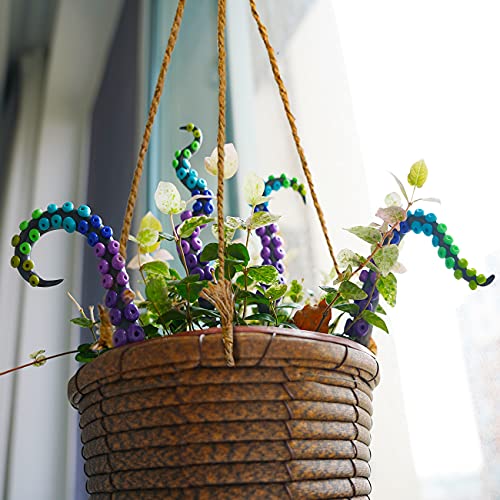 octopus hanging planter Decorative Garden Octopus Tentacle Stakes, Plant Stakes – DANNY'S HOME GOODS
