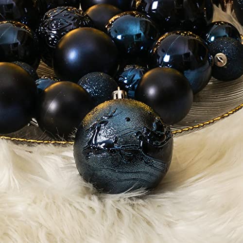 45pcs Christmas Ball Ornaments for Christmas Trees Decorations