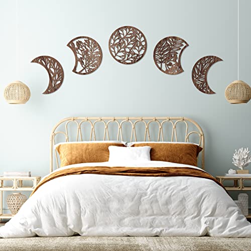 5 Pieces Moon Phases Decoration