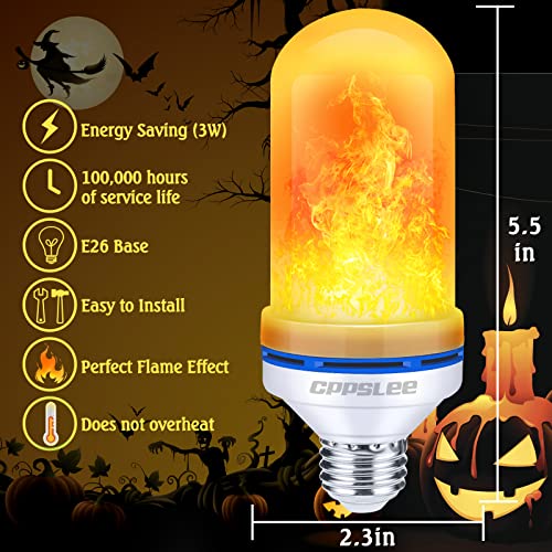 Halloween Decorations LED Flame Light Bulbs