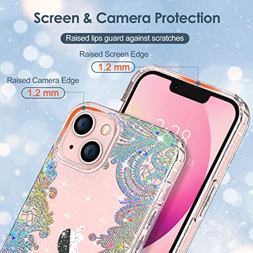 Slim Case for iPhone 13 Soft Liquid Silicone Gel Rubber Bumper, Anti-Scratch Microfiber Lining